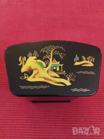 Стара кутия за бижута от метал, Китай. , снимка 4 - Антикварни и старинни предмети - 42839604