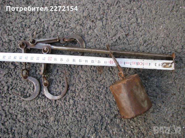 Мини османски кантар везна, снимка 6 - Антикварни и старинни предмети - 29958474