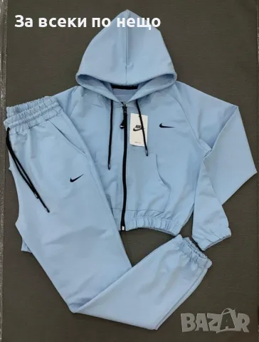 Nike Дамски Ватиран Спортен Комплект Късо Горнище И Долнище🔝Дамски Спортен Екип Код VAL-51, снимка 2 - Спортни екипи - 56105361