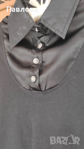 Нова черна блуза с етикет S