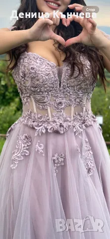 Бална официална рокля С/М, снимка 3 - Сватбени рокли - 48199502