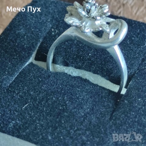 Сребърен пръстен (213), снимка 4 - Пръстени - 44338843