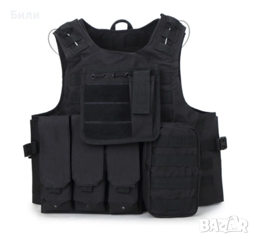 Тактическа еърсофт жилетка, снимка 4 - Екипировка - 47223120