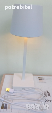 Настолна / нощна LED лампа  с тристепенно димиране - За 5 €вро, снимка 3 - Настолни лампи - 51493899