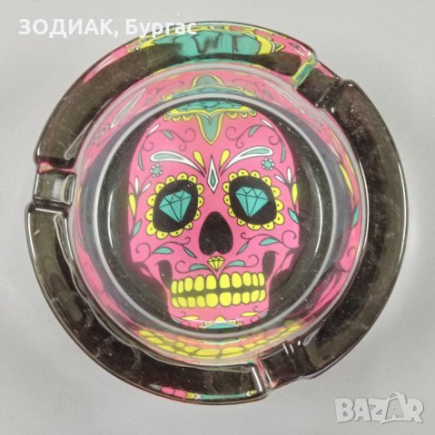 Стъклен ПЕПЕЛНИК, снимка 2 - Други стоки за дома - 28584769