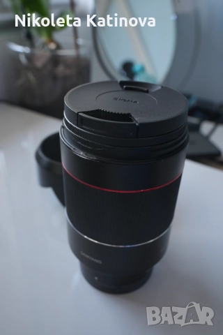 Обектив Samyang AF 35mm 1.4 FE за Sony + Филтър, снимка 3 - Обективи и филтри - 51954435