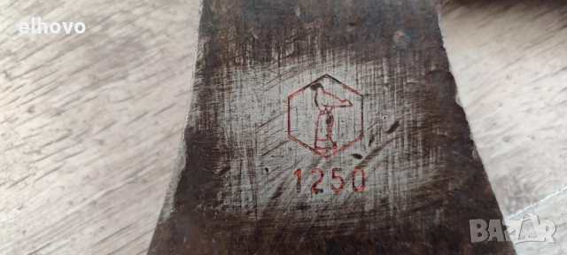 Стара брадва с дълга дръжка#38, снимка 3 - Антикварни и старинни предмети - 52799626