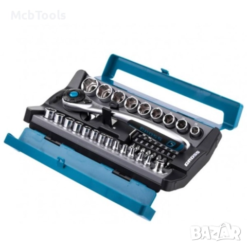 Гедоре комплект GROSS 1/2″, 1/4″, 41 части