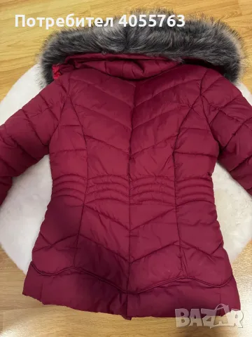 Червено дамско яке, снимка 4 - Якета - 48653072