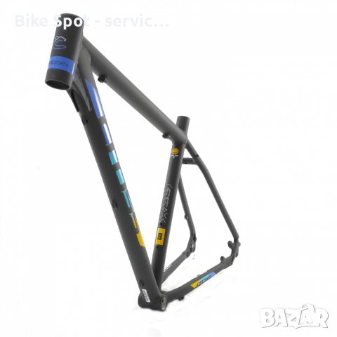 29er CROSS 46cm Alloy Frame Black Blue Orange Рамка, снимка 1 - Части за велосипеди - 37465072