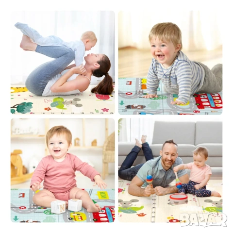 Килими за игра с две лица 180/200, снимка 11 - Други - 53003039