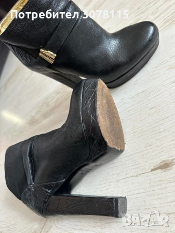 Дамски кожени боти JUST CAVALLI, снимка 2 - Дамски боти - 54091167