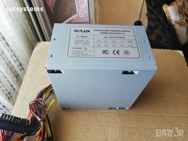 Компютърно захранване 450W Delux ATX-450W P4 120mm FAN , снимка 6 - Захранвания и кутии - 47977038