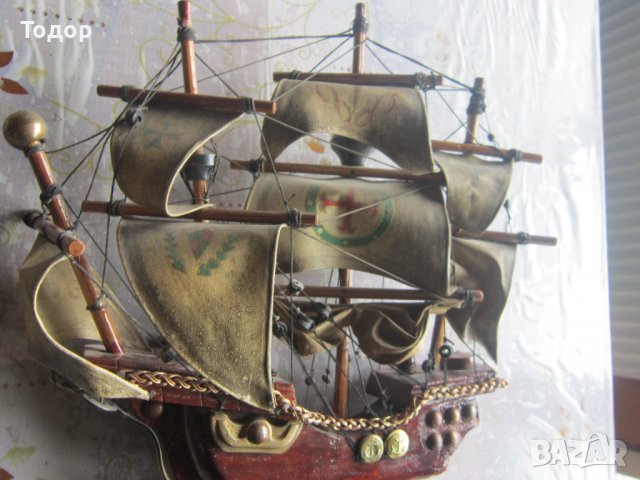 Страхотен платноход  кораб шхуна , снимка 2 - Колекции - 36902386