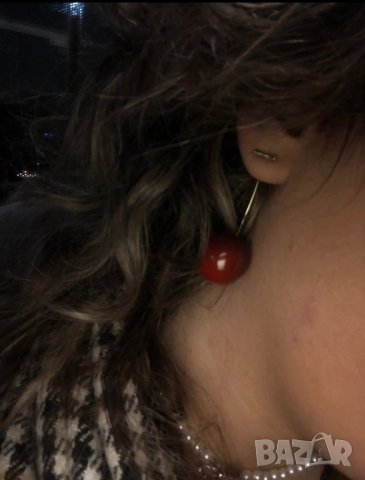 Нови атрактивни обеци черешки - като истински, снимка 12 - Обеци - 40186797