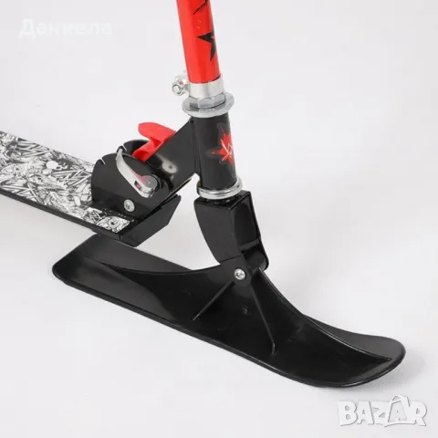 Детска тротинетка за пързаляне по сняг и каране по асфалт., снимка 6 - Други спортове - 48493360