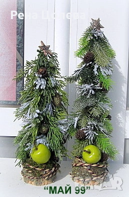 Зелена елха на пънче, снимка 4 - Коледни подаръци - 52252771