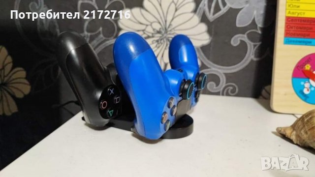 Уникална стойка и зарядно за джойстици за PS4 , снимка 3 - Аксесоари - 38326303
