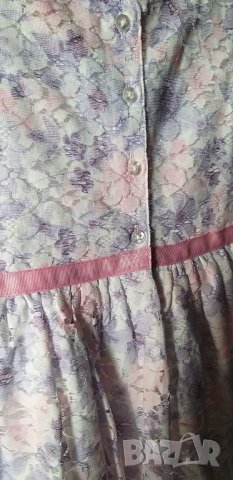 Официална рокля с дантела, снимка 4 - Детски рокли и поли - 34072897