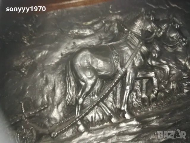 КАРТИНА МЕТАЛ ДЪРВО РЕЛЕФНА ОТ ГЕРМАНИЯ 2309241126, снимка 6 - Картини - 47327918