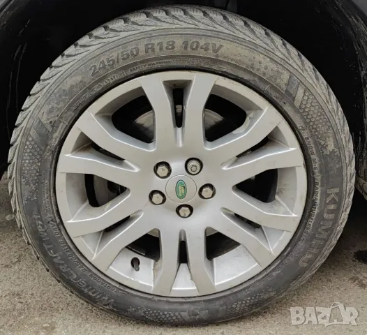 Land Rover 4бр 18” 8J джанти (PCD) 5х108 8Jx18 ET45 Ц.О. 63.4 мм+4бр зимни гуми 245/50/18, снимка 4 - Гуми и джанти - 49288268