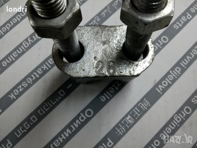 Скоба за стоманено въже 26мм, снимка 3 - Резервни части за машини - 50425976