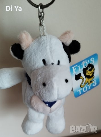Flo's Toys Нова играчка /ключодържател кравичка , снимка 6 - Плюшени играчки - 44419989
