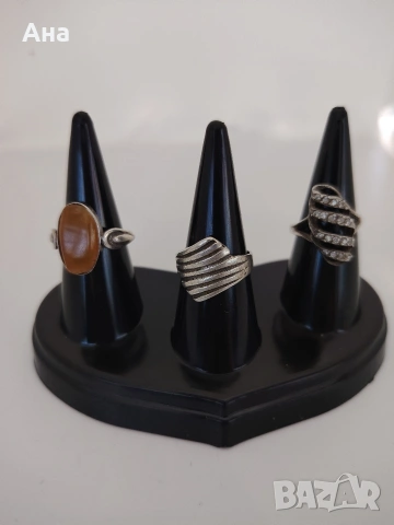 Маркирани сребърни пръстени  Цената е за брой, снимка 6 - Пръстени - 53022353