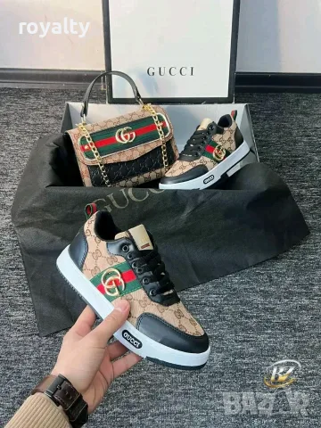 Gucci Нови Дамски Маратонки с Кутия Различни Цветове 