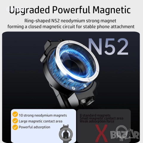 Поставка за телефон UNITEDTIME, съвместима с Magsafe, за бюро, пътуване, снимка 6 - Селфи стикове, аксесоари - 52454105