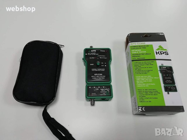 Тестер за кабели KPS-CC600, Интернет, Коаксиални, RJ45, BNC, снимка 3 - Други инструменти - 40342829
