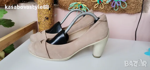 Обувки на ток Ecco 38н., снимка 2 - Дамски елегантни обувки - 49747722