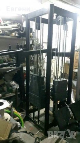 Лег преса и хакен машина скрепци пек дек смит машина  скотова пеика кросоувър лег преса, снимка 3 - Фитнес уреди - 25784976