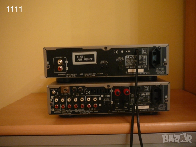 DENON DRA-F100 I DCD-F100, снимка 6 - Ресийвъри, усилватели, смесителни пултове - 48705721