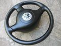 Трилъчев волан, кожен за Голф 4,Бора,Пасат 4,5,Сеат,Шкода..., снимка 7