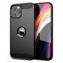 Силиконов кейс MBX Carbon, За iPhone 13 Pro Max (6.7), Черен