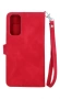 TopQ калъф-книга за Xiaomi Redmi Note 13 5g с цип, червен, снимка 3