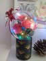 Вечна роза,цвете,красив букет в сфера с лед осветление! 8 март Подарък за жена,момиче!, снимка 3