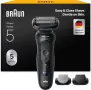 Електрическа самобръсначка за мъже Braun Series 5, 52-N1650SI, черна, снимка 1