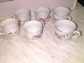 Сервиз от по 6 чаши  2 броя на Изида порцелан нови и използвани обем 150млл и 100млл, снимка 12