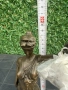 Бронзова статуетка на Темида (Богинята на правосъдието) – Sign. Mayer / Art Bronze France, снимка 5