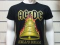 Нова мъжка тениска с дигитален печат на музикалната група AC/DC - Hells Bells, снимка 2