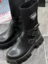 Prada Черни Дамски Боти Тип Чорап Код E254, снимка 4