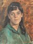 СИМЕОН ГЛОГИНКОВ (1919 - 1997) масло/платно портрет, снимка 2