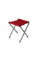 Сгъваема табуретка, червена- Подходящ за риболов и къмпинг, снимка 1 - Къмпинг мебели - 36430207