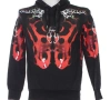 Sisley щампа трайбъл hoodie суитчър Nogodz Fedez hip hop нов с етикет оригинал, снимка 1