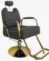 Бръснарски стол Neptuno - plateado/dorado - тъмно сив, снимка 5