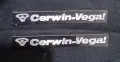 Cerwin Vega - алуминиево лого, табелки, бадж, 2бр., снимка 1