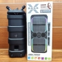 -50лв🔊 Xbass 200W 6000mah Професионална караоке тонколона ABS-12202 – 12”×2, Bluetooth, 2 микрофонa, снимка 8