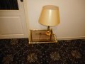 Масичка, шкавче, нощна лампа-златен обков.Дизайнерска мебел.Внос. , снимка 5